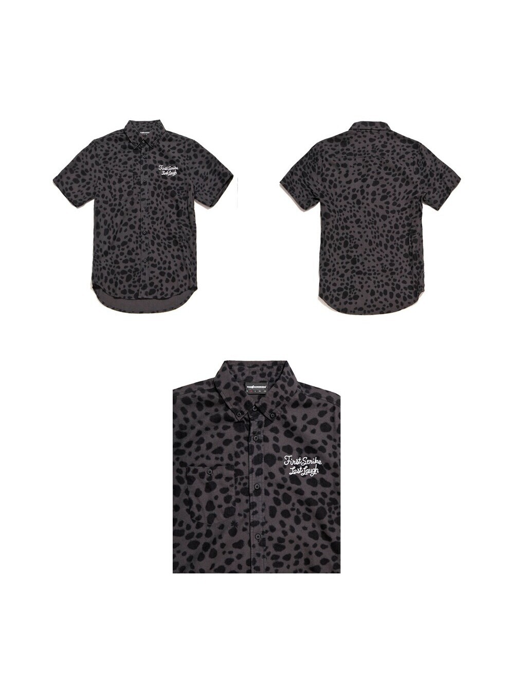 The Hundreds Mens Hysteric Short Sleeves Woven Shirt Size L